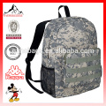 Mochila escolar do exército com o saco de estudante militar de Camo do suporte da pena